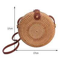 Handmade Rattan Crossbody Bag 6